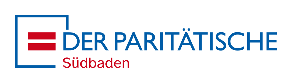Logo: Regionalverbund Südbaden. Rotes Gleichheitszeichen in blauem Rahmen