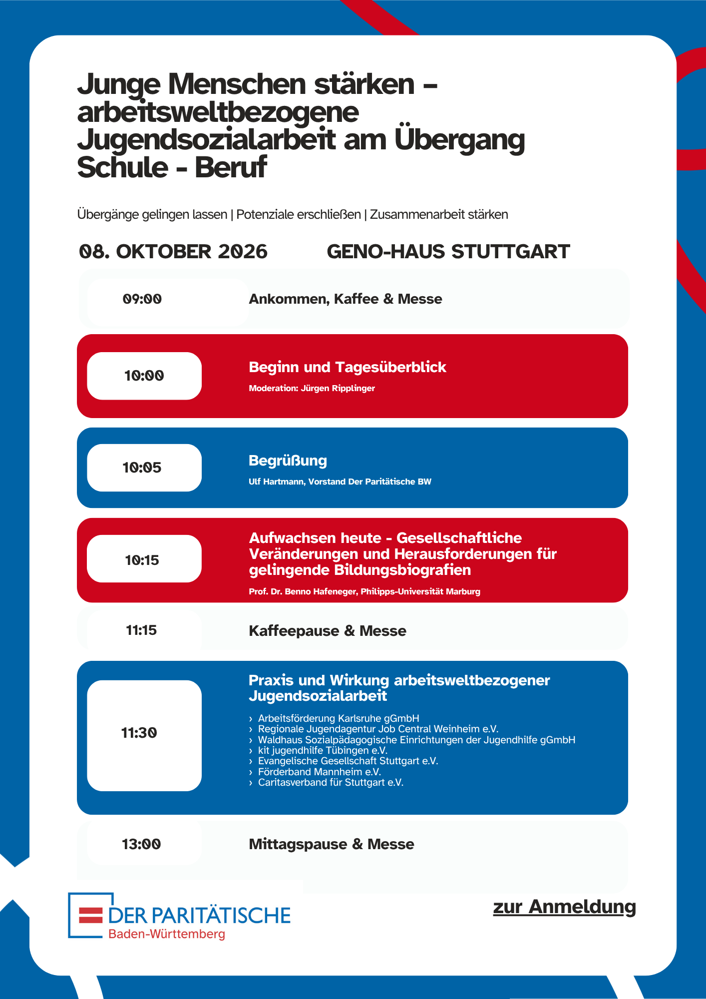 Programm des Fachtages 1