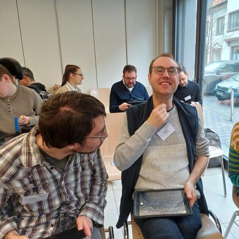 erste Versuche mit dem Tablet