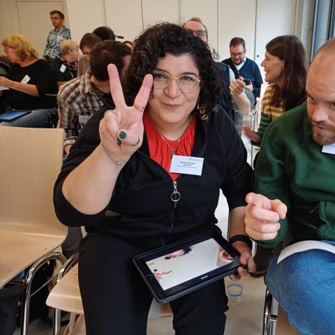 erste Versuche mit dem Tablet