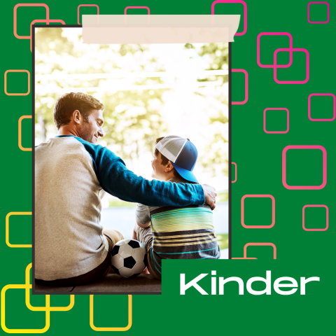 Junger Mann mit kleinem Jungen