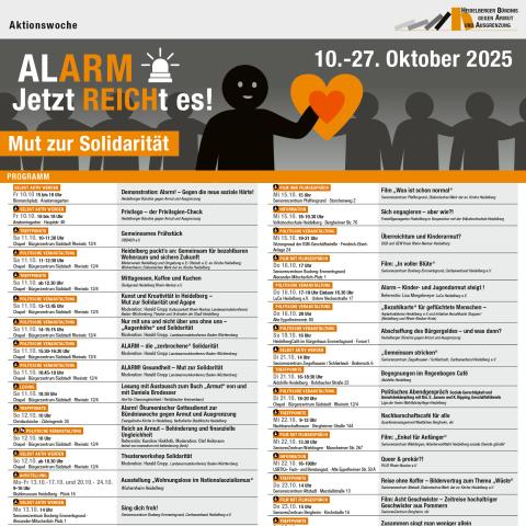 Veranstaltungsübersicht 2025