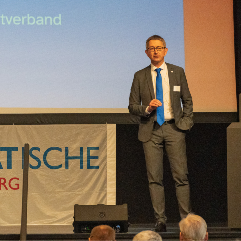 Joachim Rock auf der Bühne