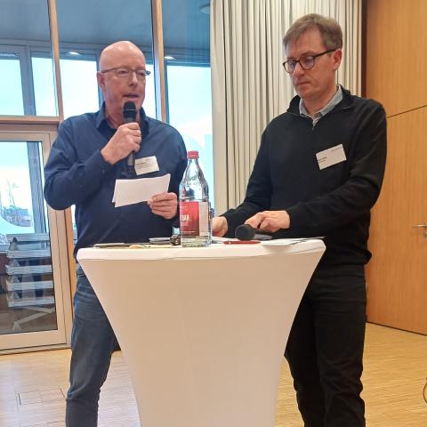 Helmut Roemer und Marc Boos im Gespräch