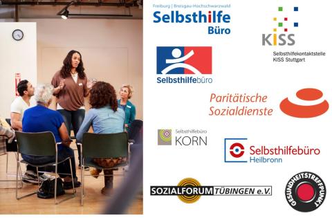Logoteppich der Selbsthilfekontaktstellen