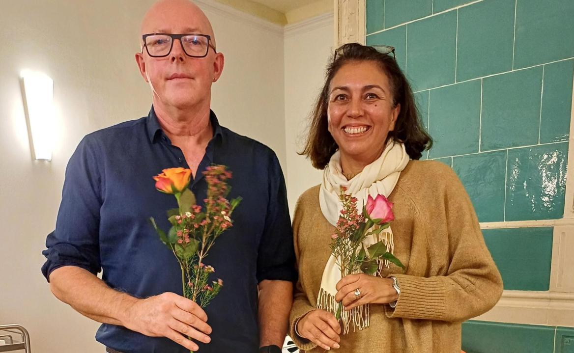 Herr Roemer und Meral Gründer sind zu sehen