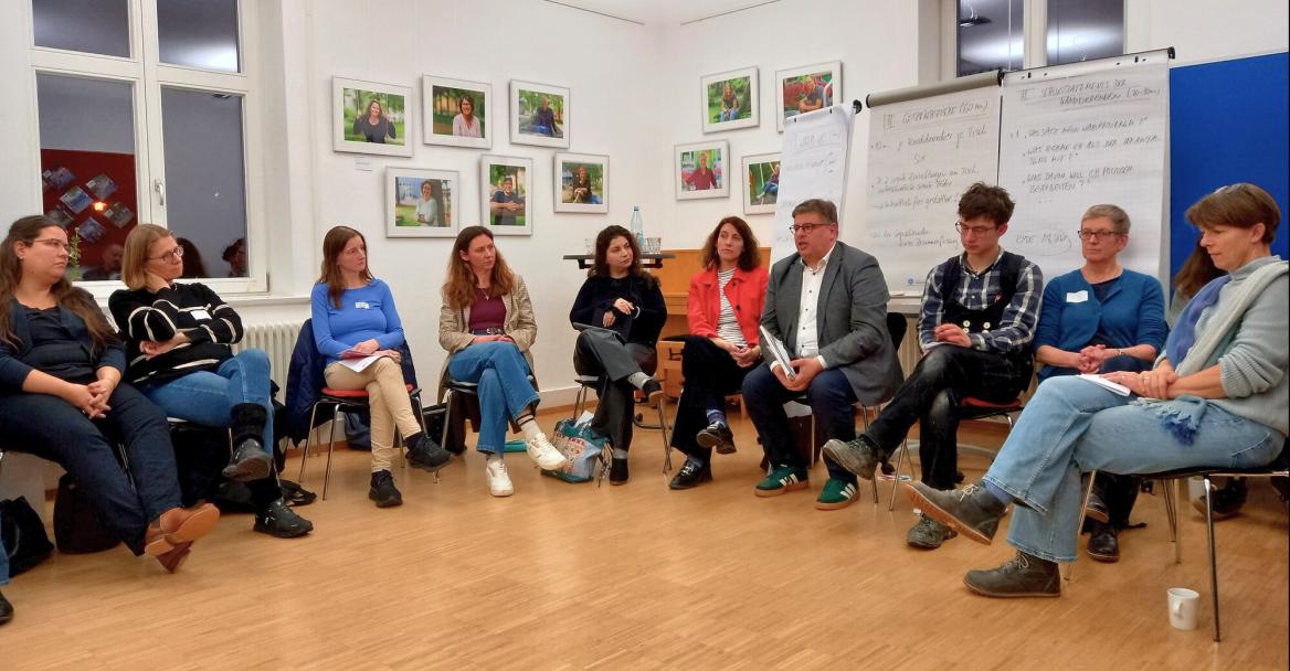 Kandidierende zur Landtagwahl im Landkreis Tübingen im Austausch mit der Liga der freien Wohlfahrtspflege