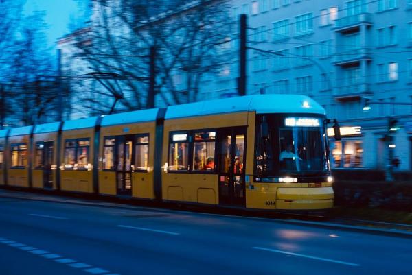 S-Bahn während der Fahrt
