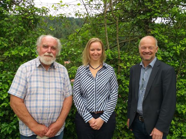 Kreisvorstandsmitglieder Axel Buchthal, Ayleen Türk und Ralph Uth