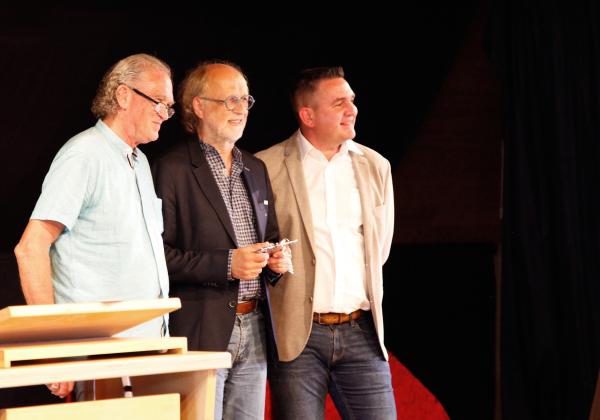 von links: Herr Murzik, Herr Hagemann, Herr Oberschmid