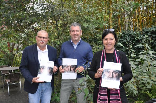 Kreisvorstand Stickel, Keppler und Hötzer stellen Armutsbericht vor