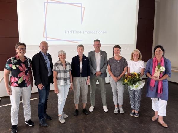 Neues und altes Regionalverbund-Team mit Uta-Micaela Dürig