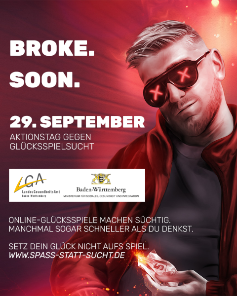 Junger Mann mit Geldschein  in der Hand