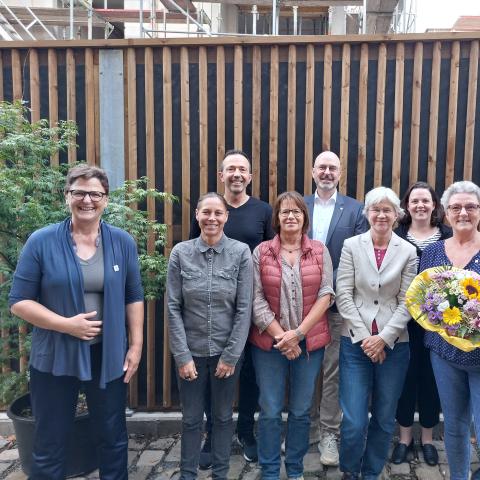 Gruppenbild mit Frau Dürig