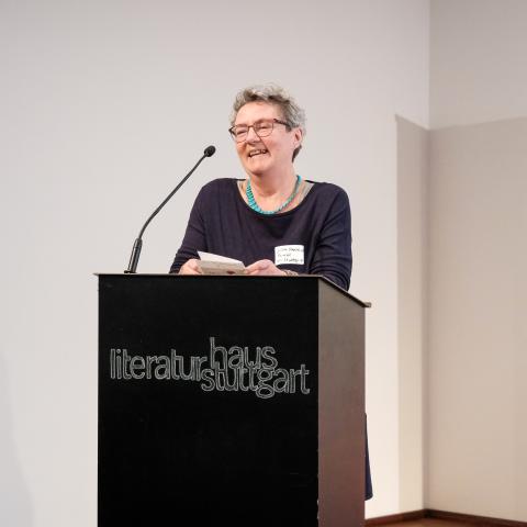 Frau Vowinkel am Rednerpult