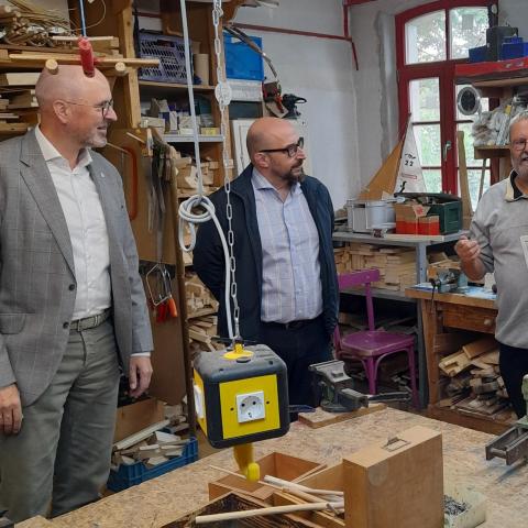 Werkstatt der alten Seegrasspinnerei