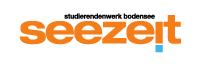 Logo von Seezeit Studierendenwerk Bodensee - Schriftzug mit orangen Buchstaben