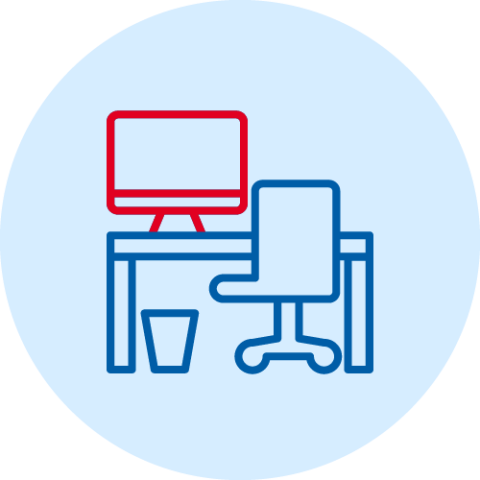 Arbeitsplatz Icon